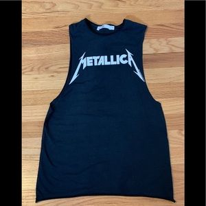 Metallica muscle shirt.